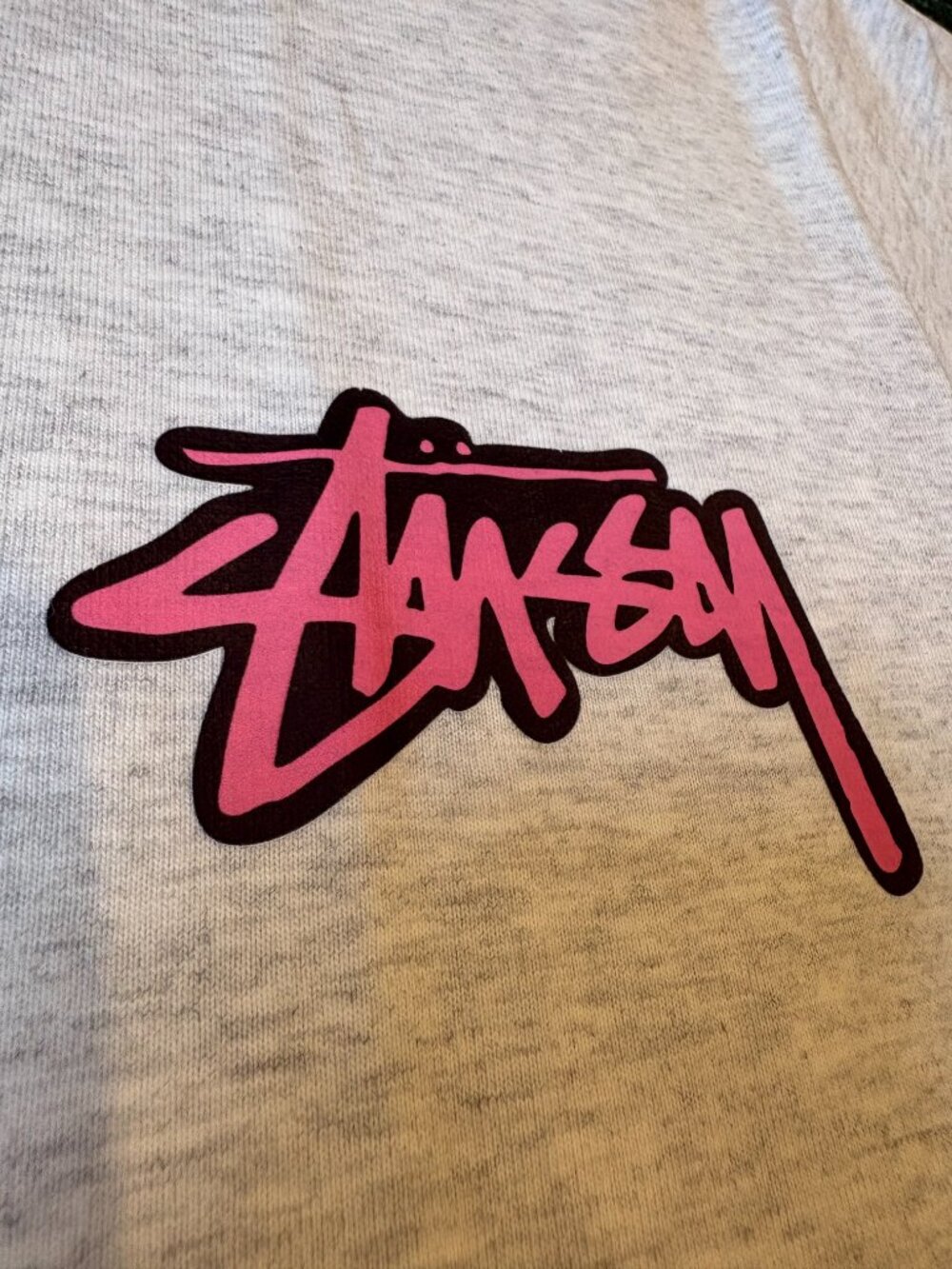 Stüssy x BAPE Ape Head Graphic Tee Gray NWT - Picture 3 of 9